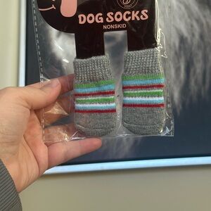 Striped Dog Socks